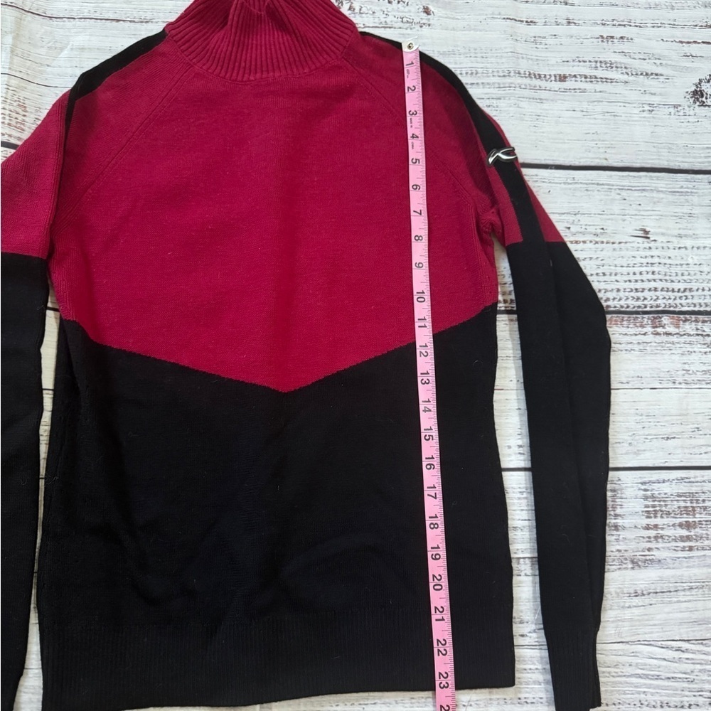 KJUS 100% Merino Wool Ski Sweater – Red/Black – Size 36/S (Sample) - Picture 3 of 8
